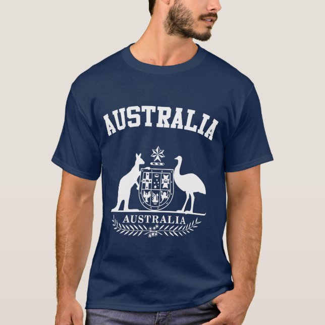 Camiseta Brasão de Austrália (Frente)