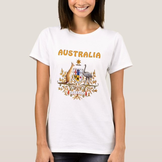 Camiseta Brasão de Austrália (Frente)