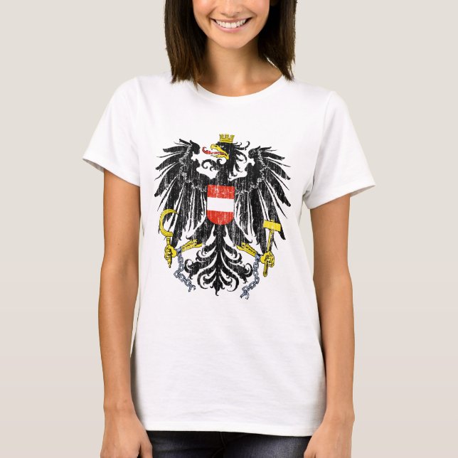 Camiseta Brasão de Áustria (Frente)
