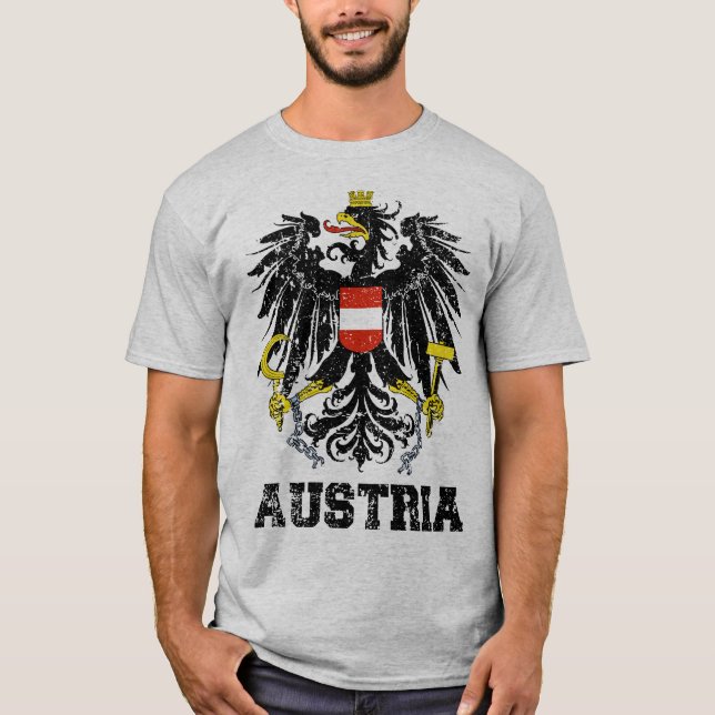 Camiseta Brasão de Áustria (Frente)