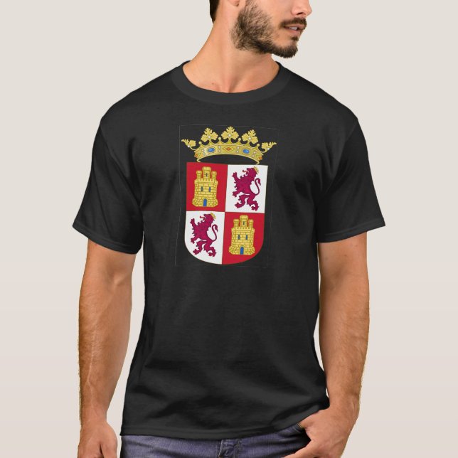 Camiseta Brasão de Castilla y Leon (espanha) (Frente)