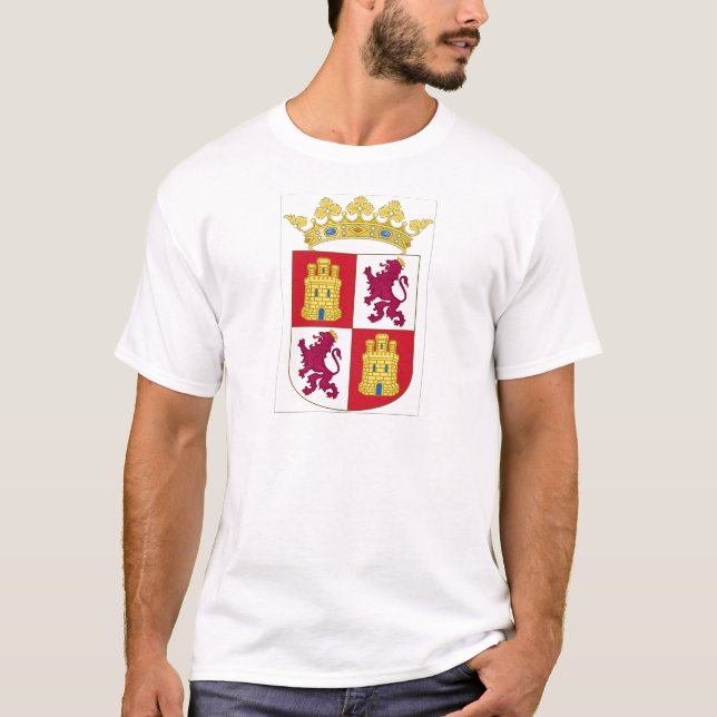 Camiseta Brasão de Castilla y Leon (espanha) (Frente)