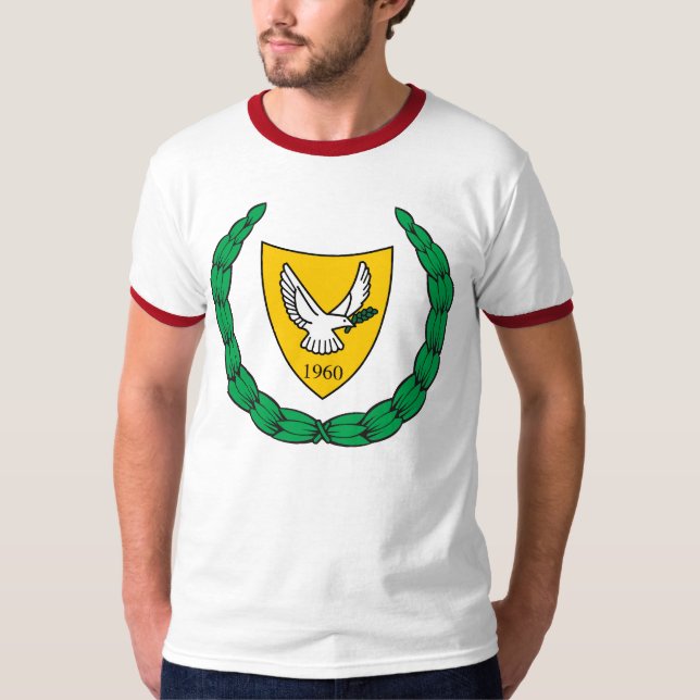 Camiseta Brasão de Chipre (Frente)