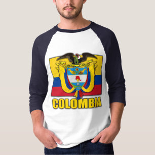 Camiseta Brasão de Colômbia