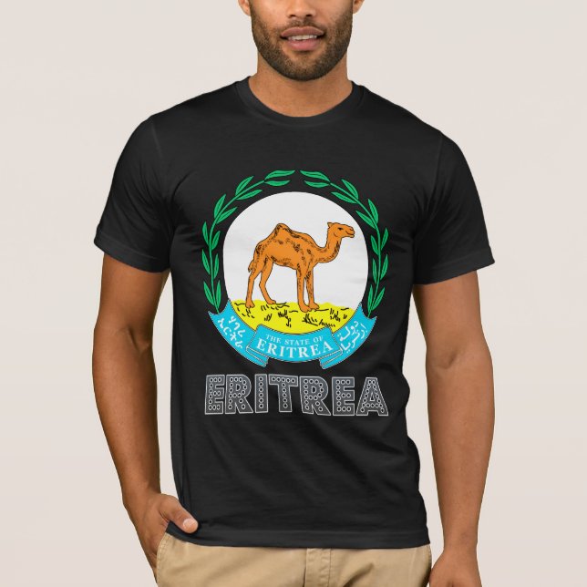 Camiseta Brasão de Eritrea (Frente)