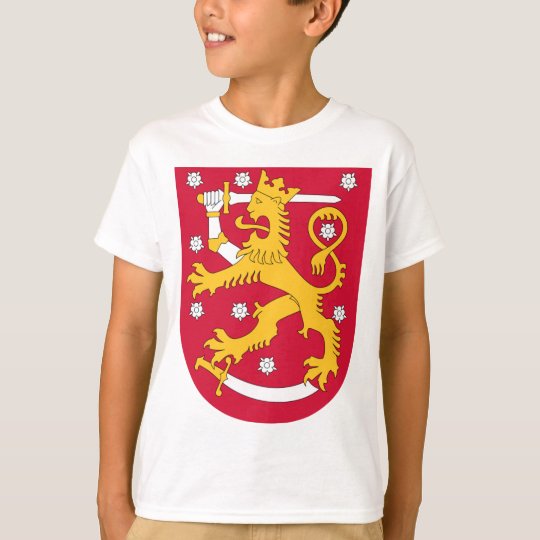 Camiseta Brasão de Finlandia - Suomen Vaakuna