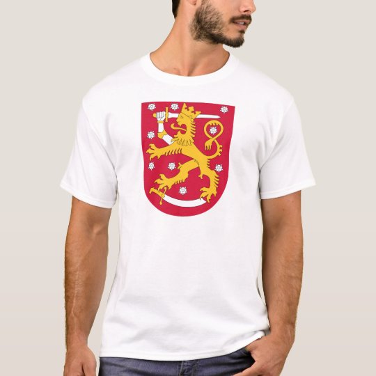 Camiseta Brasão de Finlandia - Suomen Vaakuna
