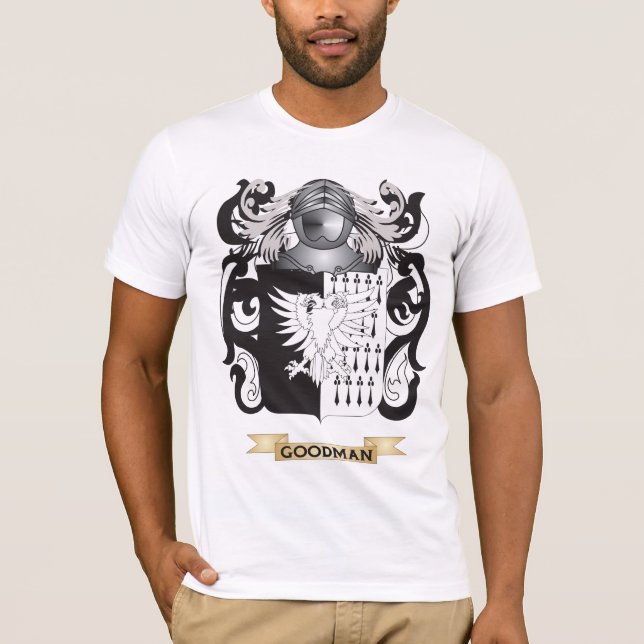 Camiseta Brasão de Goodman (crista da família) (Frente)
