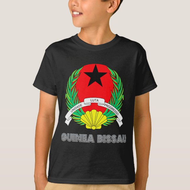 Camiseta Brasão de Guiné-Bissau (Frente)