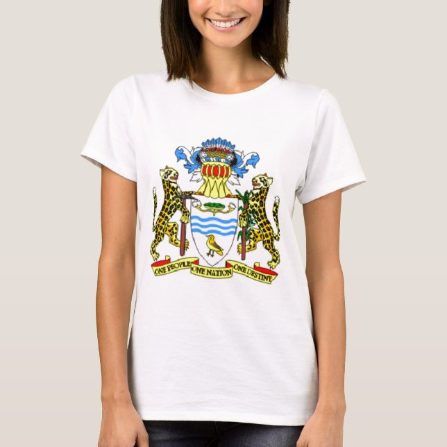 Camiseta Brasão de Guyana (Frente)