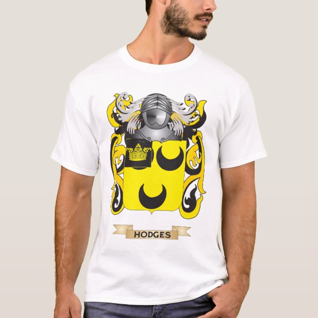 Camiseta Brasão de Hodges (crista da família) (Frente)
