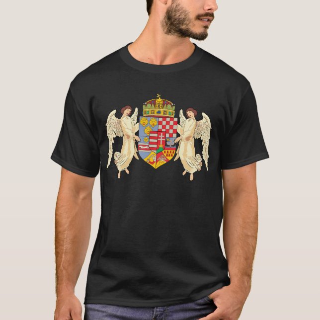 Camiseta Brasão de Hungria (Frente)