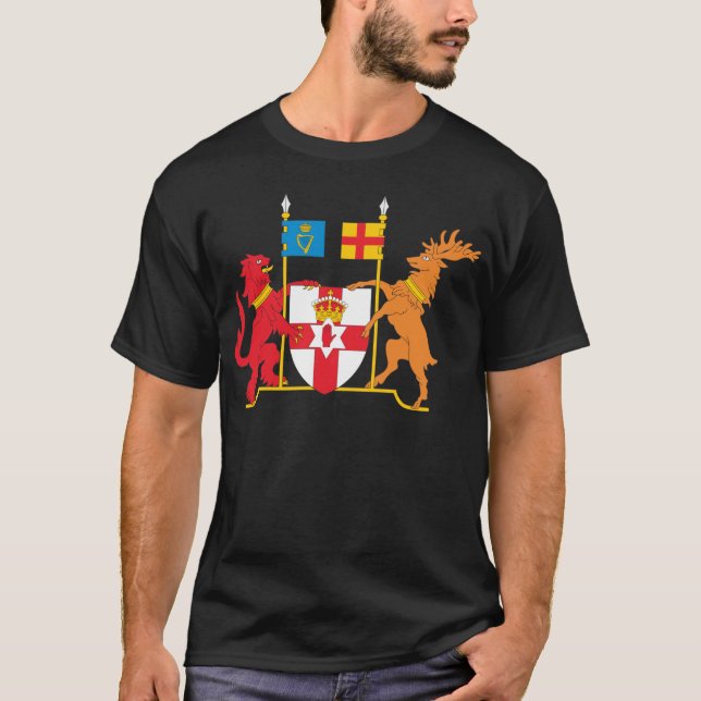 Camiseta Brasão de Irlanda do Norte (Frente)