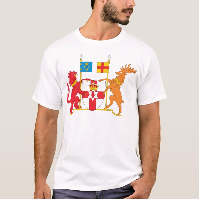 Camiseta Brasão de Irlanda do Norte (Frente)