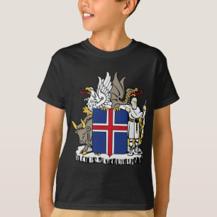 Camiseta Brasão de Islândia