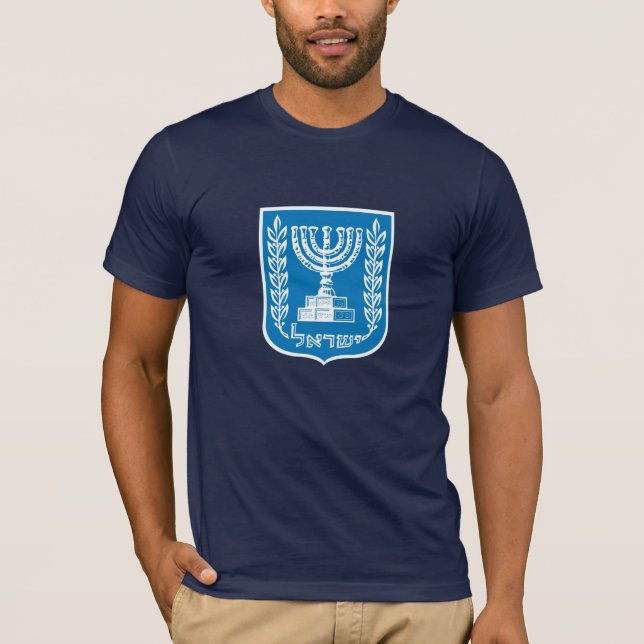 Camiseta Brasão de Israel (Frente)
