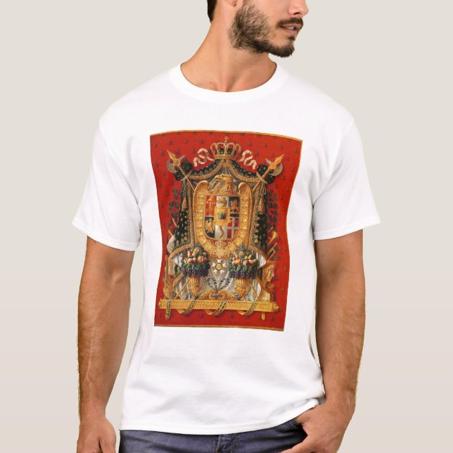 Camiseta Brasão de Italia, design para uma tapeçaria (Frente)