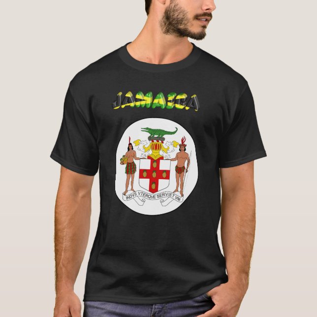 Camiseta Brasão de Jamaica (Frente)