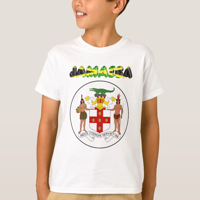 Camiseta Brasão de Jamaica (Frente)