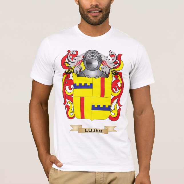 Camiseta Brasão de Lujan (crista da família) (Frente)