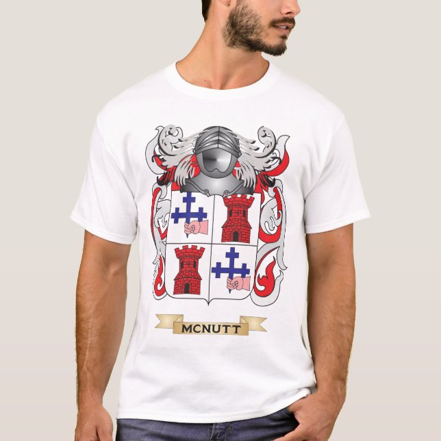 Camiseta Brasão de McNutt (crista da família) (Frente)