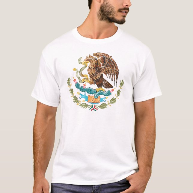 Camiseta Brasão de México (Frente)