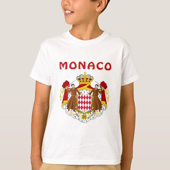 Camiseta Brasão de MONACO (Frente)