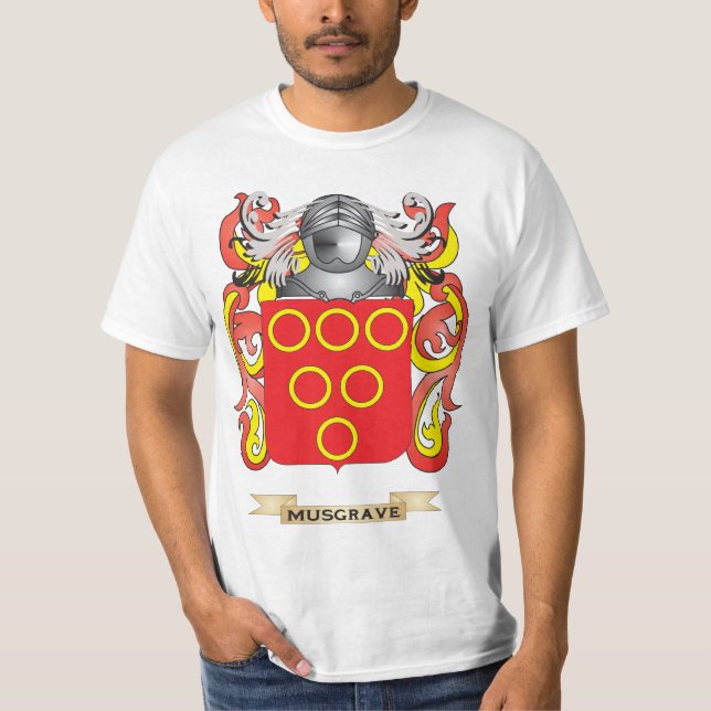 Camiseta Brasão de Musgrave (crista da família) (Frente)