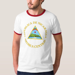 Camiseta Brasão de Nicarágua