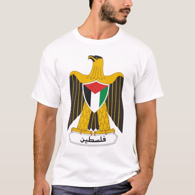 Camiseta Brasão de Palestina (Frente)