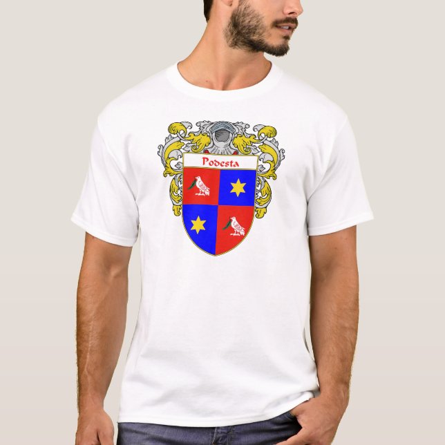 Camiseta Brasão de Podesta (envolvida) (Frente)