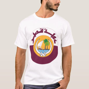 Camiseta brasão de qatar