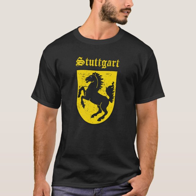 Camiseta Brasão de Stuttgart (Frente)
