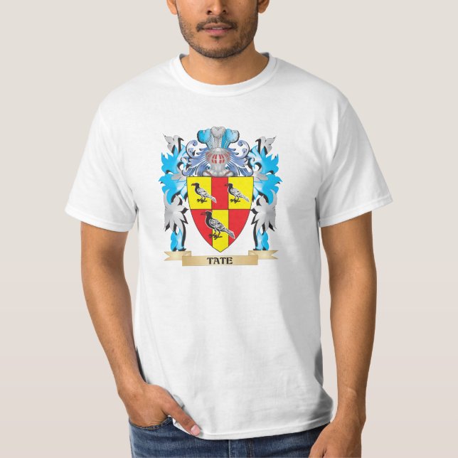 Camiseta Brasão de Tate - crista da família (Frente)
