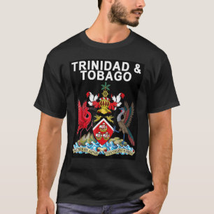 Camiseta Brasão de Trindade e Tobago Bandeira de Trindade