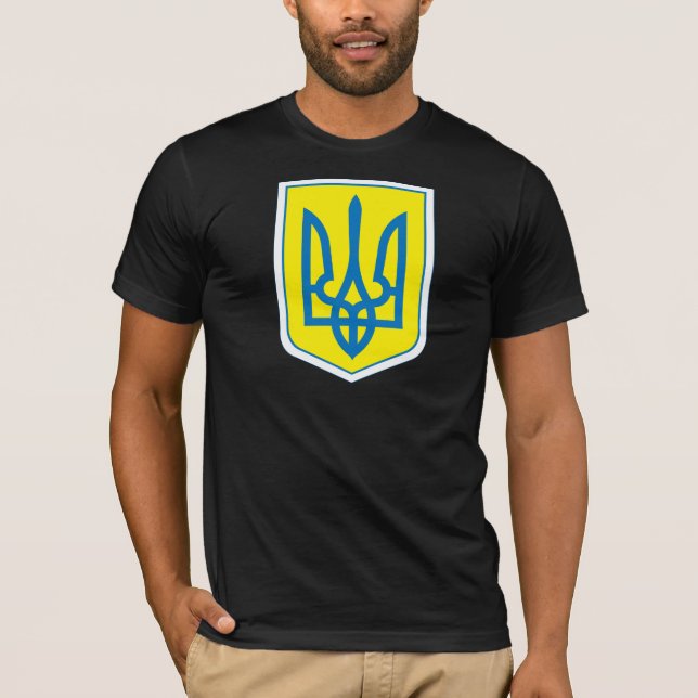 Camiseta Brasão de Ucrânia (Frente)