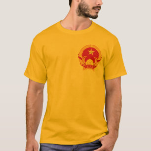 CAMISETA BRASÃO DE VIETNAM. SÍMBOLO DE VIET