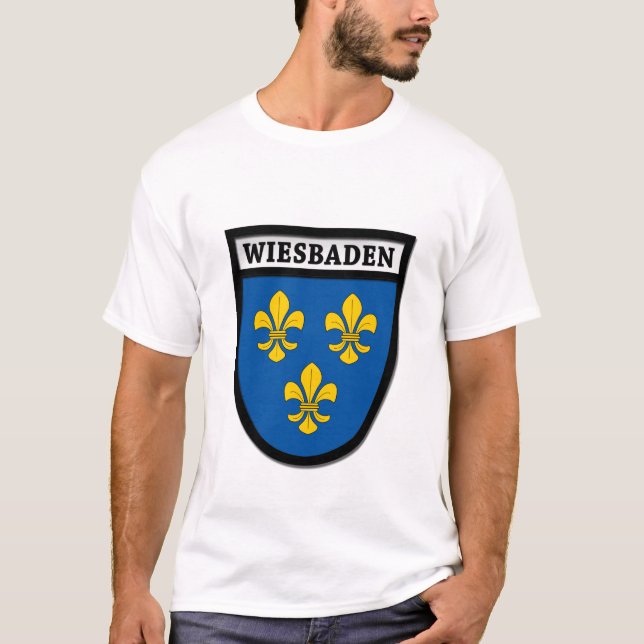 Camiseta Brasão de Wiesbaden (Wappen) 0010 (Frente)