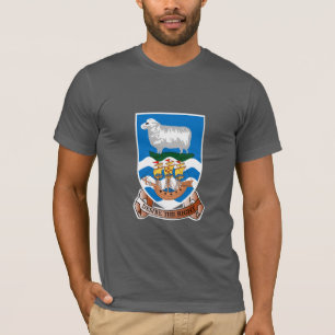 Camiseta Brasão do insular de Malvinas