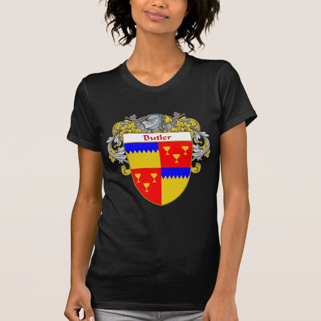 Camiseta Brasão do mordomo (envolvida) (Frente)