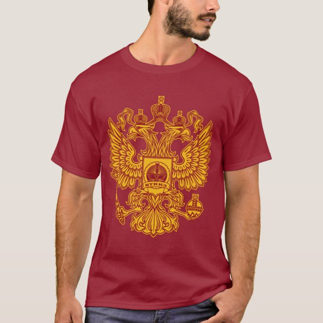 Camiseta Brasão do russo (Frente)