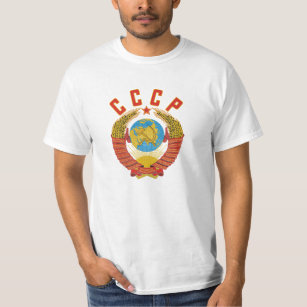 Camiseta Brasão do soviete de CCCP