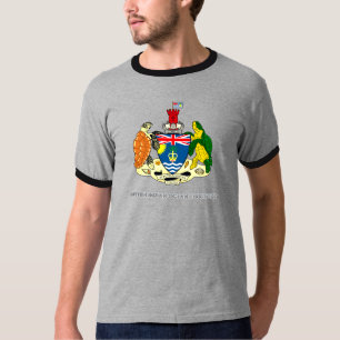 Camiseta Brasão do território de Oceano Índico britânic