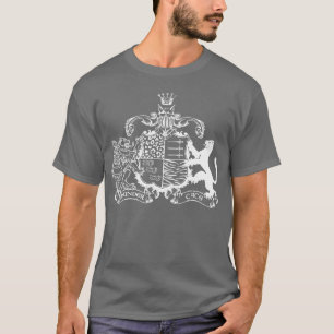 Camiseta brasão dos T-gatos - branco