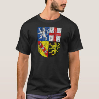 Camiseta Brasão envelhecida de Saarland