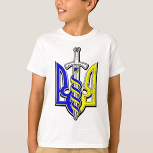 Camiseta Brasão Nacional da Ucrânia com Espada