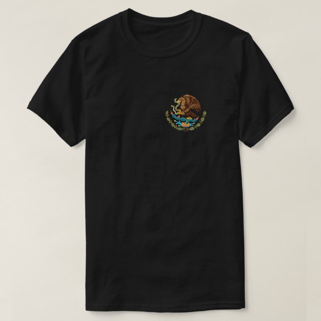 Camiseta Brasão Nacional do México (Frente do Design)