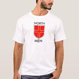 Camiseta Brasão normando santo-olaf, “NORTH MEN "