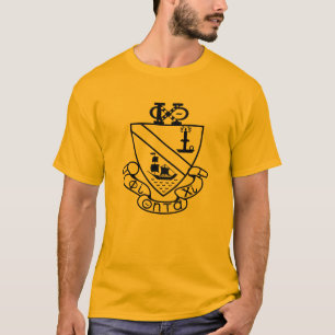 Camiseta Brasão Phi Chi Theta P&B