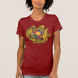 Camiseta Brasão Republic Armenia Arménia mulheres Shirt